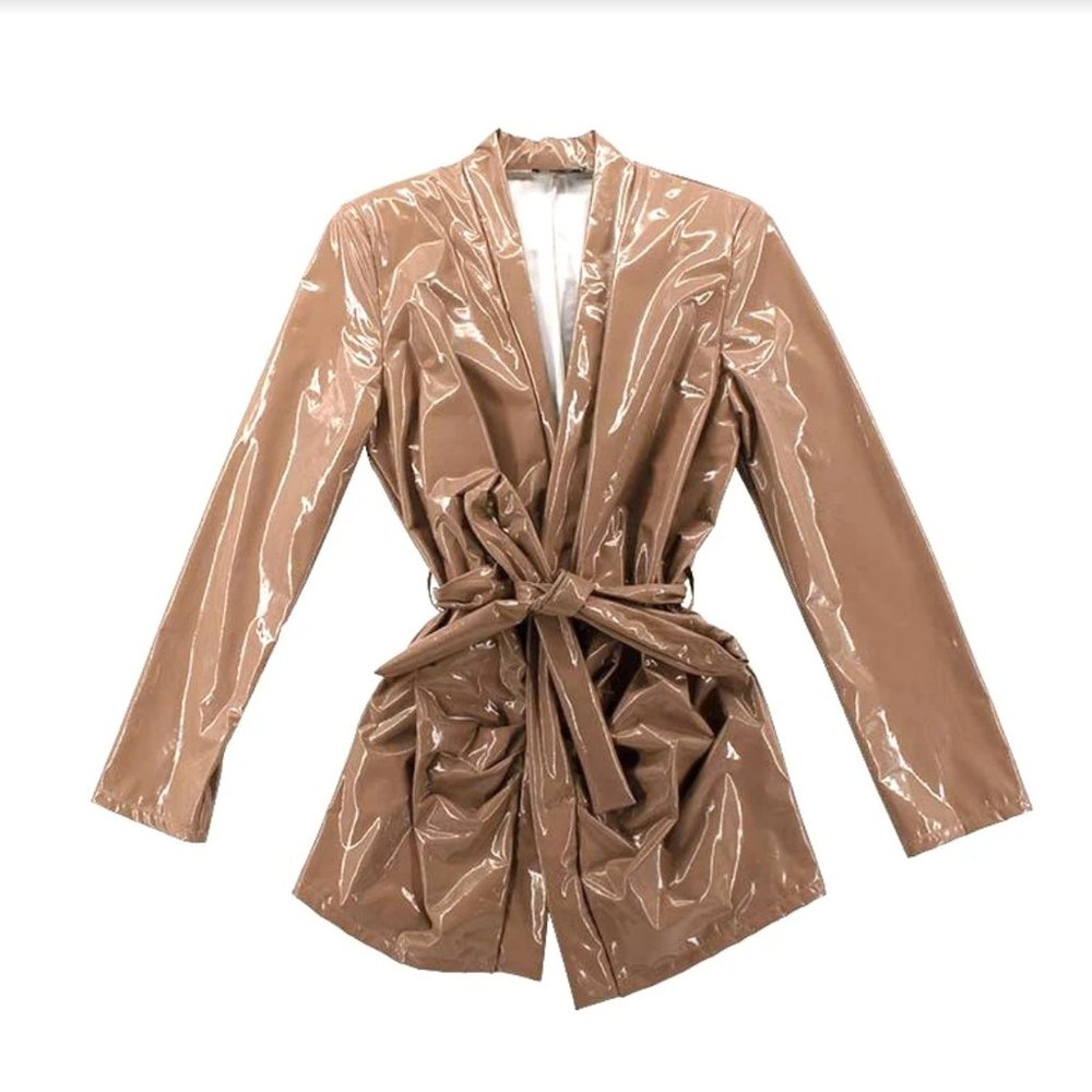 Nude Vinyl Jacket